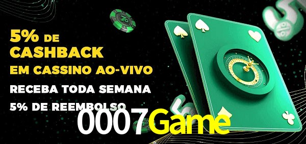 Promoções do cassino ao Vivo 0007Game